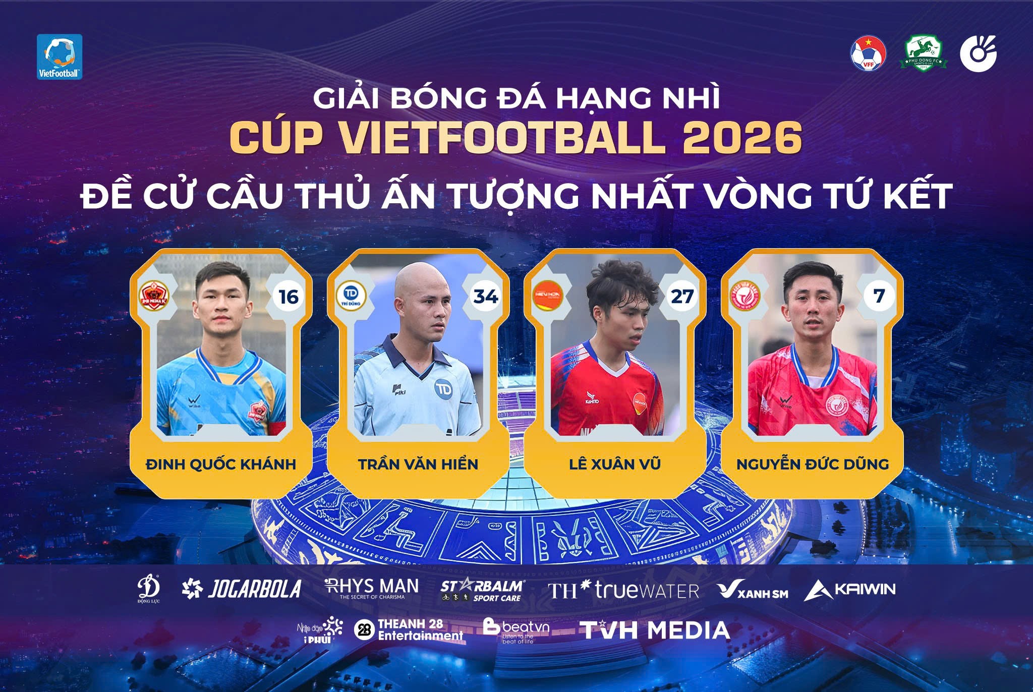 Bình chọn cầu thủ ấn tượng nhất Tứ kết HL2-S8